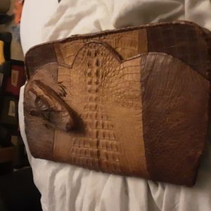 ALLIGATOR CLUTCH PURSE